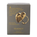 DEMDACO She Believed She Could So She Did Butterfly Floral 4 x 3 Heart Shaped Resin Keepsake Art Hearts Decoration with Key and Tassel