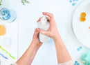 Nat & Jules Chic Rounded White 4.5 inch Matte Ceramic Bathroom Accessories Set of 4