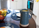 Nat & Jules Raw Bottom Matte Grey 48 ounce Ceramic Pitcher Jug