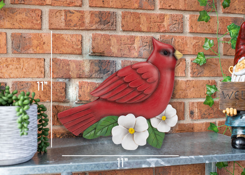 Nat & Jules Cardinal Full Color 11 inch Resin Stepping Stone