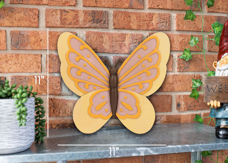 Nat & Jules Butterfly Full Color 11 inch Resin Stepping Stone