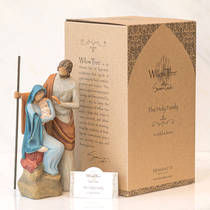 Willow Tree The Holy Family, Sculpted Hand-Painted Nativity Figure