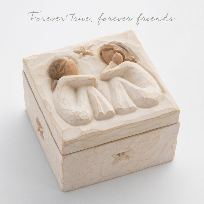 Willow Tree Friendship, Sculpted Hand-Painted Keepsake Box