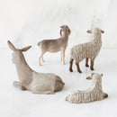 Willow Tree Sheltering Animals for The Holy Family, Sculpted Hand-Painted Nativity Figures, 4-Piece Set