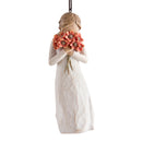 Willow Tree Surrounded by Love Ornament, Sculpted Hand-Painted Figure
