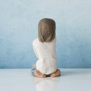 Willow Tree Joyful Child (Darker Skin Tone & Hair Color), Sculpted Hand-Painted Figure