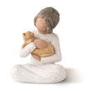 Willow Tree Kindness (Girl Darker Skin Tone & Hair Color), Sculpted Hand-Painted Figure