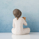 Willow Tree Kindness (Girl Darker Skin Tone & Hair Color), Sculpted Hand-Painted Figure