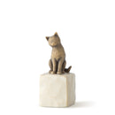 Willow Tree Love My Cat (Dark), Sculpted Hand-Painted Figure