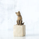 Willow Tree Love My Cat (Dark), Sculpted Hand-Painted Figure