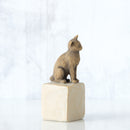 Willow Tree Love My Cat (Dark), Sculpted Hand-Painted Figure