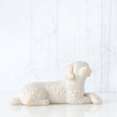 Willow Tree Love My Dog (Small, Lying Down), Sculpted Hand-Painted Figure