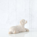 Willow Tree Love My Dog (Small, Lying Down), Sculpted Hand-Painted Figure