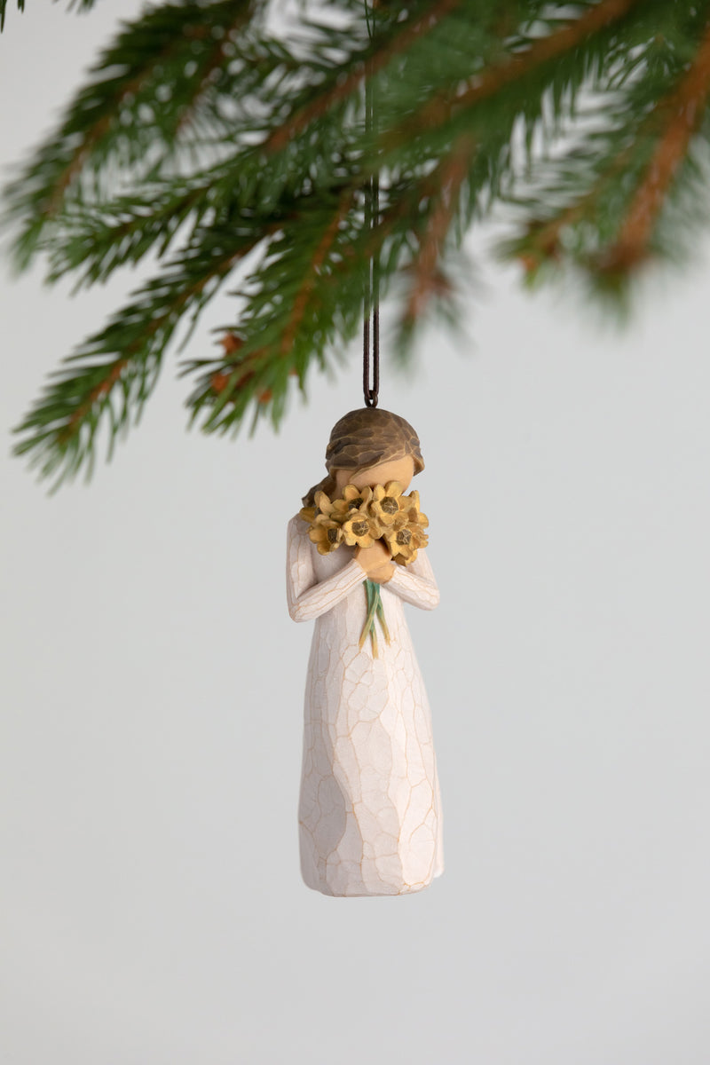 Willow Tree Warm Embrace Ornament, Sculpted Hand-Painted Figure