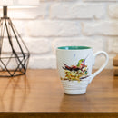 Dean Crouser Hummingbird In Nest Watercolor Blue 16 ounce Glossy Ceramic Stoneware Mug