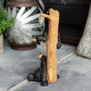 DEMDACO Honey Tree Black Bear 9 x 3 Hand-cast Resin Figurine Sculpture