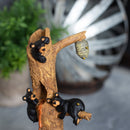 DEMDACO Honey Tree Black Bear 9 x 3 Hand-cast Resin Figurine Sculpture