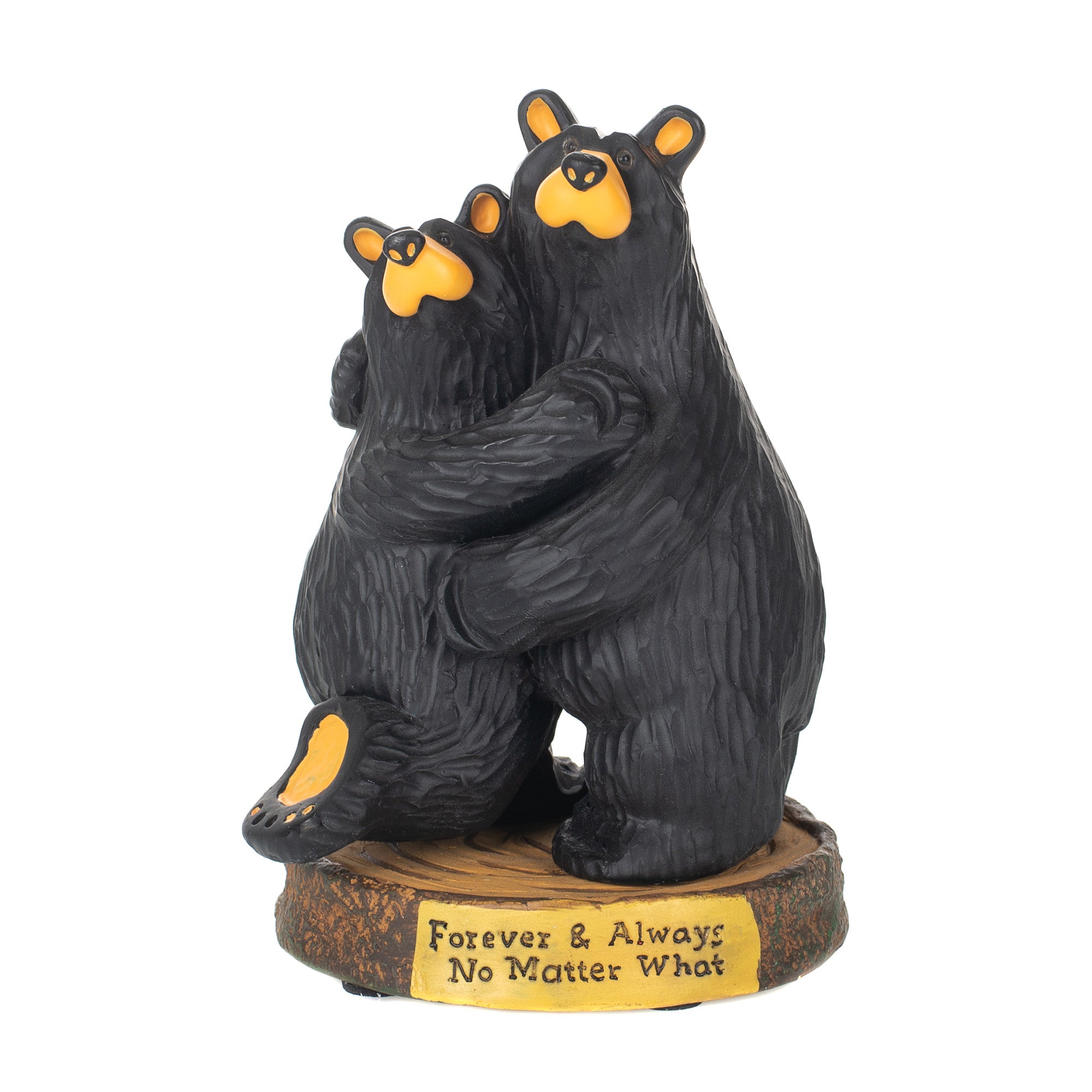 Demdaco Black Bear Friends Resin Salt and Pepper Shakers and Toothpick  Holder