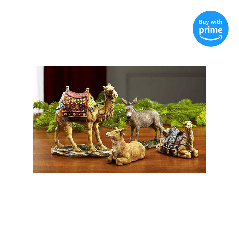Set of 4 Christmas Nativity Animals Set - 14 inch Scale