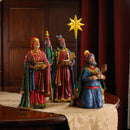 Set of 11 Nativity Figurines with Real Gold, Frankincense and Myrrh - 10 inch Scale