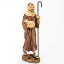 Nativity Shepherds and Angel for Three Kings Gifts 10 inch Christmas Nativity Set