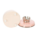 DEMDACO First Tooth and Curl Pink Ceramic Stoneware Childrens Stackable Keepsake Box