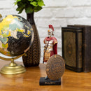 Dicksons Armor of God Roman Soldier 9 x 5 Inch Red Resinstone Tabletop Figurine