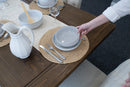 Elanze Designs Bistro Glossy Ceramic 6.5 inch Soup Bowls Set of 4, White