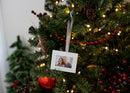 Elanze Designs 25th Anniversary White 4 x 3 Metal Mini Picture Frame Christmas Ornament