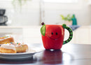 100 North Red Apple With Worm 18 ounce Glossy Ceramic Character Mug