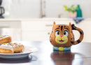 100 North Orange Cat 18 ounce Glossy Ceramic Character Mug
