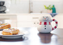 100 North Snowman 17 ounce Glossy Ceramic Christmas Character Mugs Pack of 2
