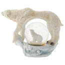 White Polar Bear Figurine 45MM Glitter Water Globe Decoration