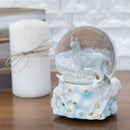 White Unicorn Friends 100MM Musical Water Globe Plays Tune You Are My Sunshine
