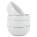 White 7 inch Cereal Salad Ceramic Bowl