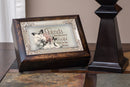 Friends Are the Most Beautiful Gift Burlwood Jewelry Music Box Plays Wind Beneath My Wings