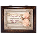 Many Women Do Noble Things Burlwood Jewelry Music Box Plays Amazing Grace