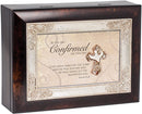 Confirmed On This Day Burlwood Jewelry Music Box Plays Amazing Grace