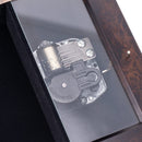 First Anniversary Burlwood Jewelry Music Box Plays Unchained Melody