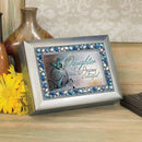 Daughter Most Precious Gift Brushed Silvertone Jewelry Music Box Plays You Light Up My Life