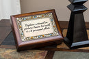 Daughter in Law Beautiful Person Woodgrain Jewelry Music Box Plays You Light Up My Life