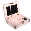 Daughter in Law We Love You Blush Pink Distressed Locket Music Box Plays Friend in Jesus