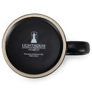 Be Strong And Courageous Matte Black 16 Ounce Ceramic Mug