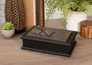 Lighthouse Christian Products Word of God Sword Bronzelike Finish 8.5 x 5.75 Cast Stone and Wood Sculpture Plaque Box