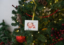 Lighthouse Christian Products Baby White 4 x 3 Metal Mini Picture Frame Christmas Ornament