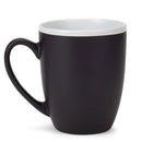 Solid Color Cool Green Blue Purple 16 ounce Matte Ceramic Mugs Assorted Set of 4