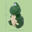 100 North Tyrannosaurus Rex Dinosaur 10.1 x 8.9 Dolomite Ceramic Cookie Jar