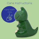 100 North Tyrannosaurus Rex Dinosaur 10.1 x 8.9 Dolomite Ceramic Cookie Jar