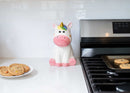 100 North Rainbow Unicorn With Stars 10 x 7.3 Dolomite Ceramic Cookie Jar