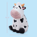 100 North Cute Spotted Cow Farm 10.5 x 7.1 Dolomite Ceramic Cookie Jar